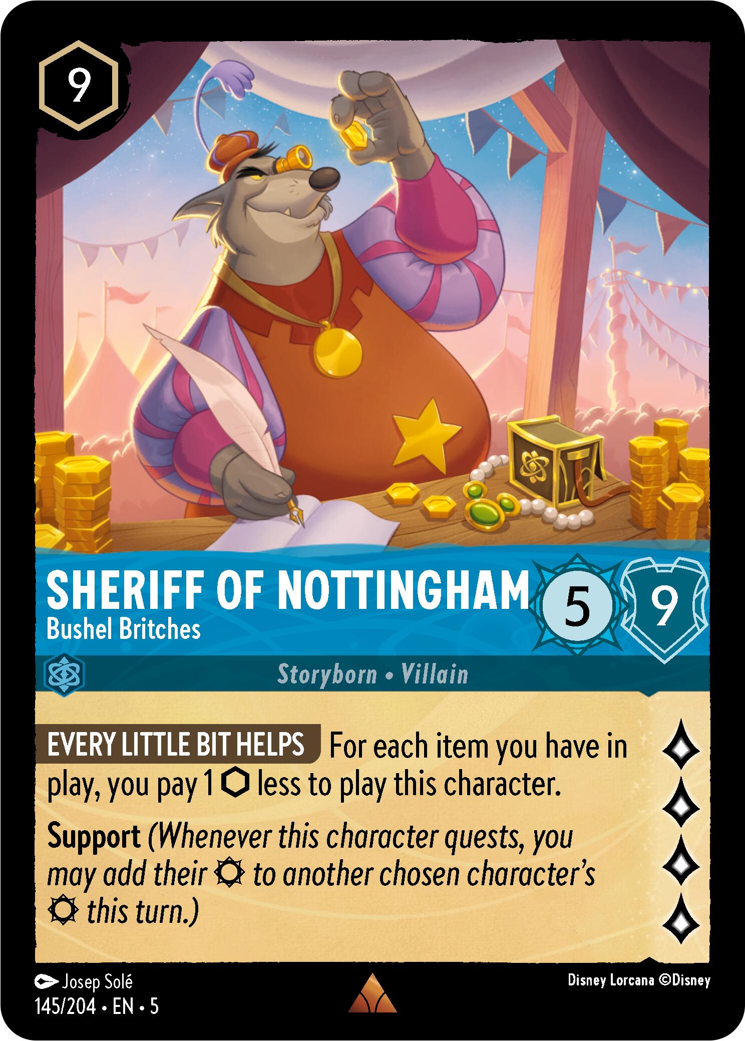 Sheriff of Nottingham - Bushel Britches (145/204) [Shimmering Skies] | Gamers Paradise