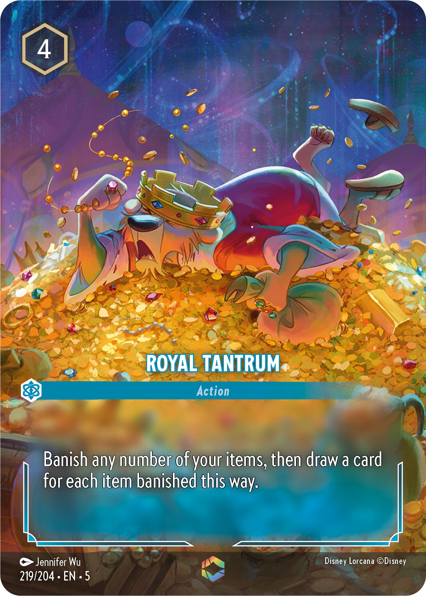 Royal Tantrum (Enchanted) (219/204) [Shimmering Skies] | Gamers Paradise