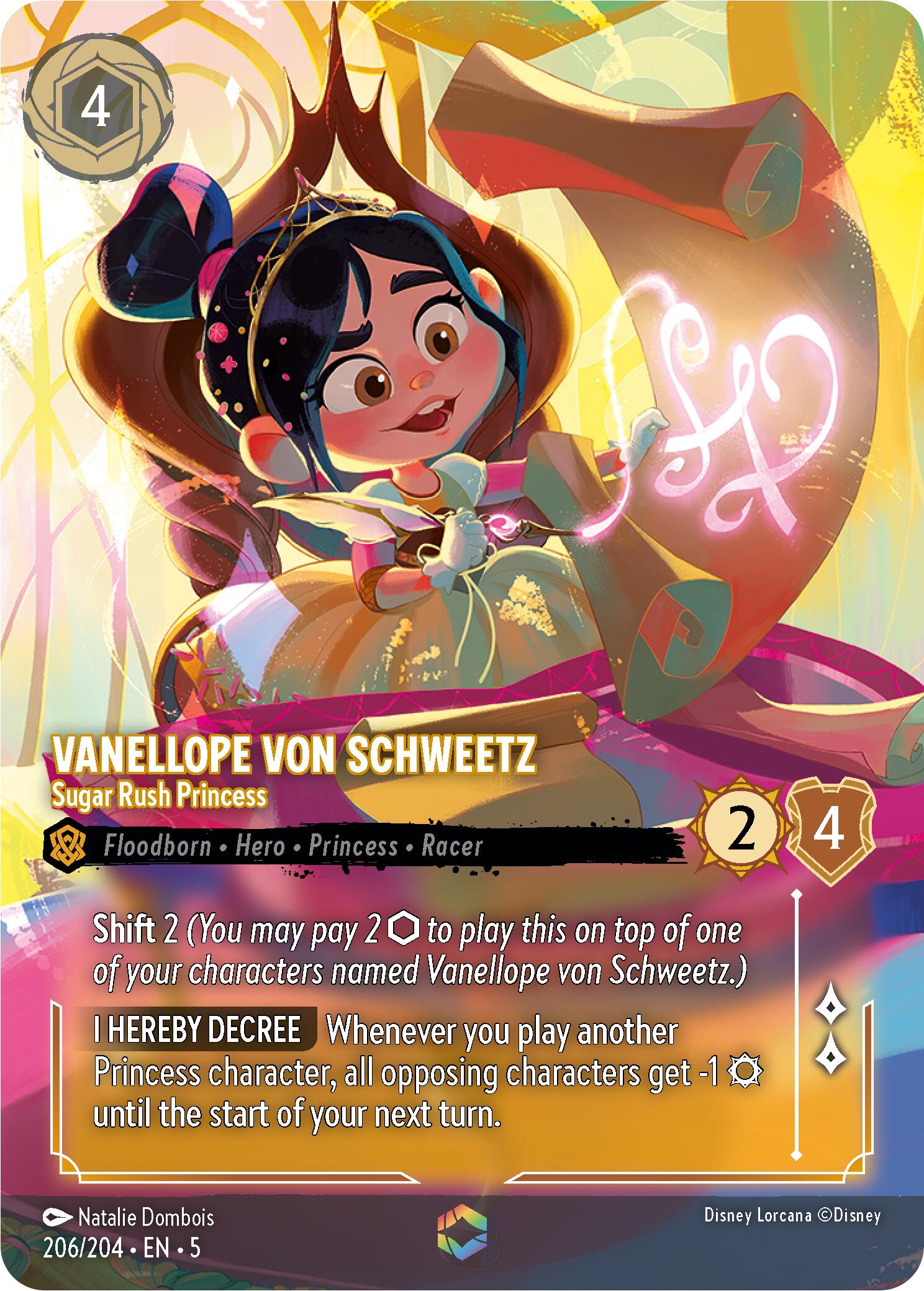 Vanellope von Schweetz - Sugar Rush Princess (Enchanted) (206/204) [Shimmering Skies] | Gamers Paradise