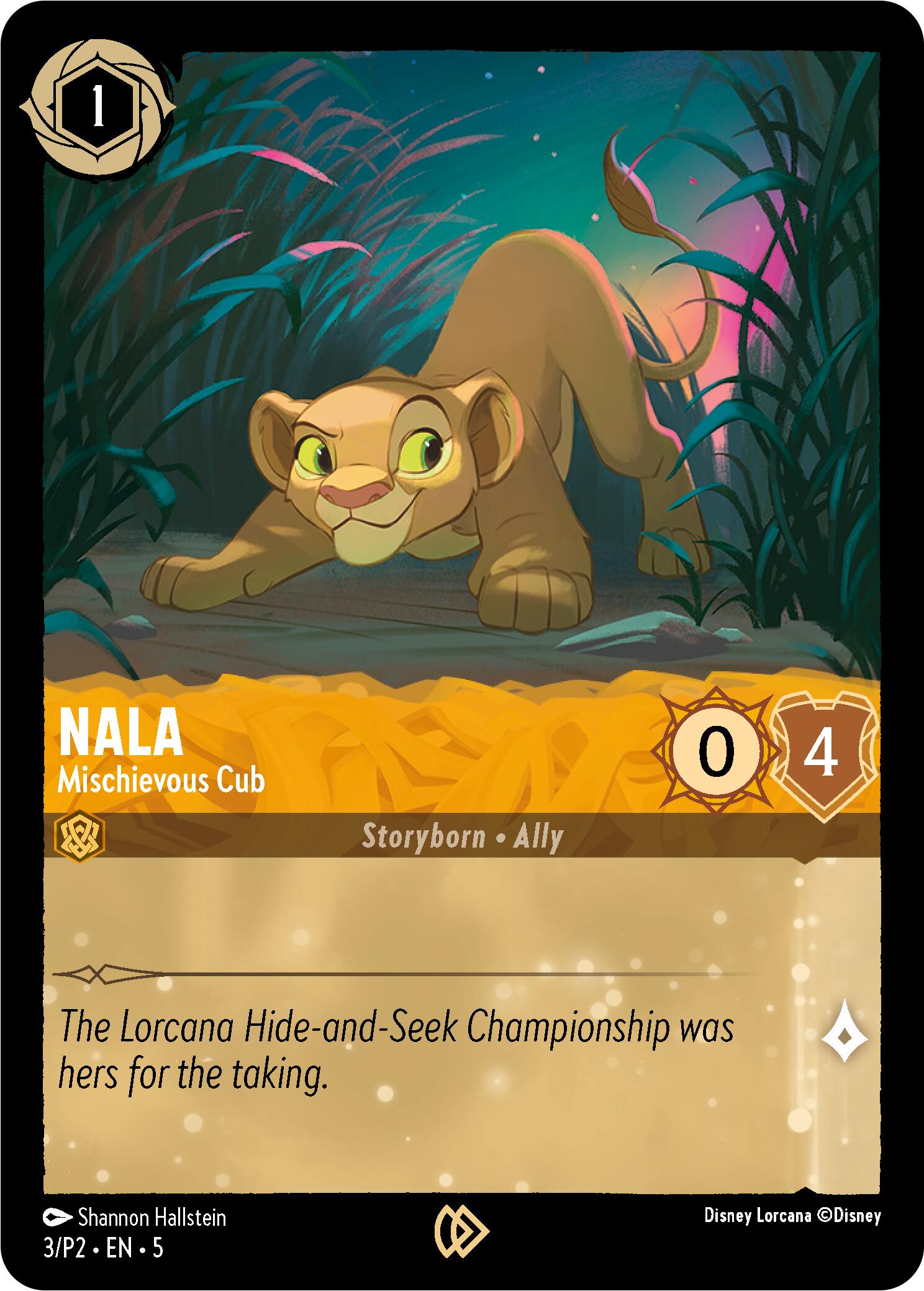 Nala - Mischievous Cub (3) [Promo Cards] | Gamers Paradise