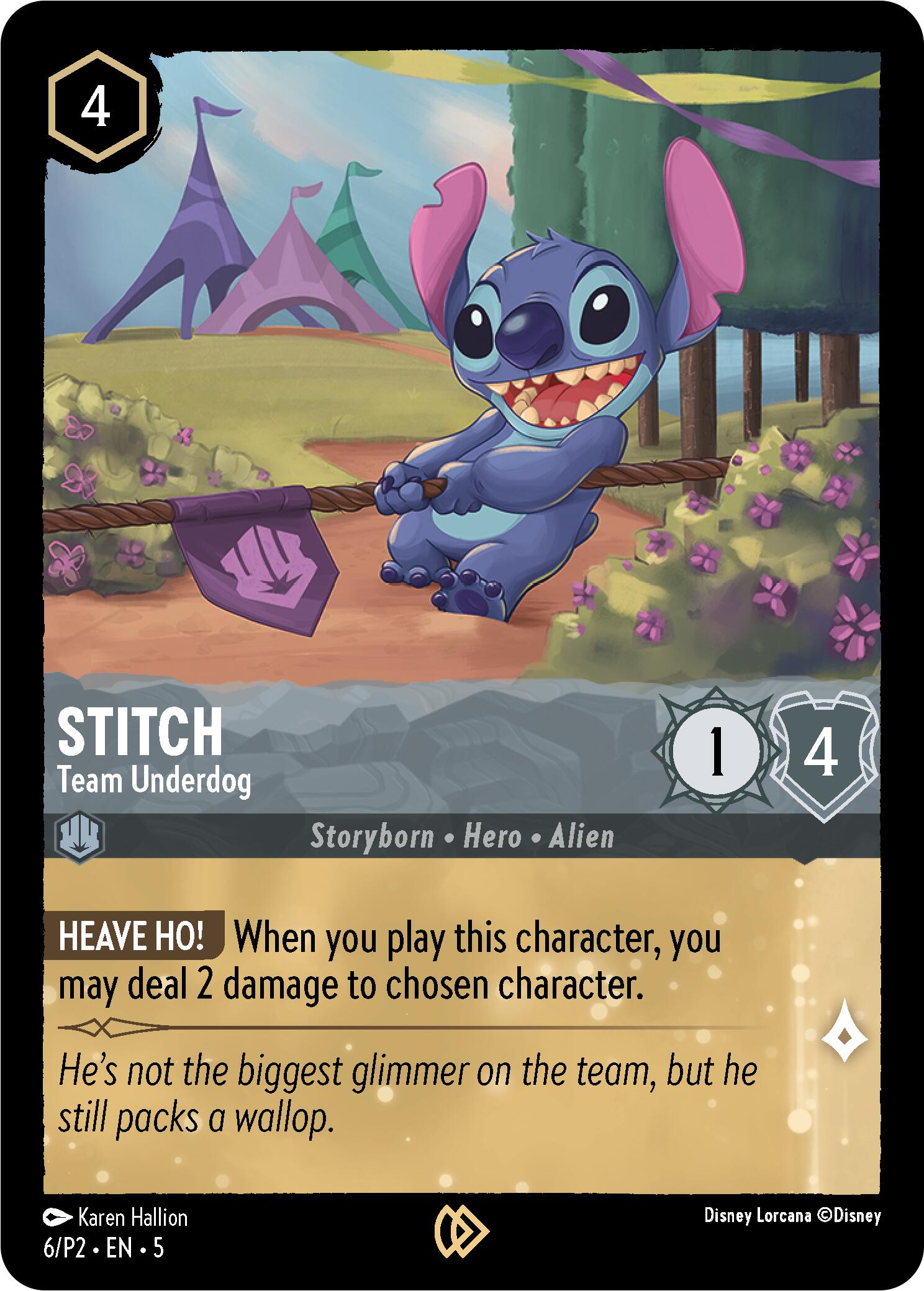 Stitch - Team Underdog (6) [Promo Cards] | Gamers Paradise