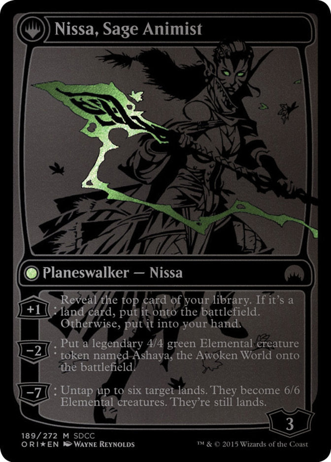Nissa, Vastwood Seer // Nissa, Sage Animist [San Diego Comic-Con 2015] | Gamers Paradise