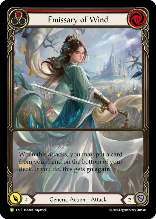 Emissary of Wind [LGS303] (Promo)  Rainbow Foil | Gamers Paradise