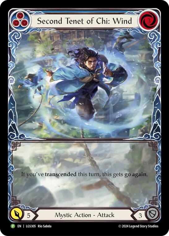 Second Tenet of Chi: Wind [LGS305] (Promo)  Rainbow Foil | Gamers Paradise