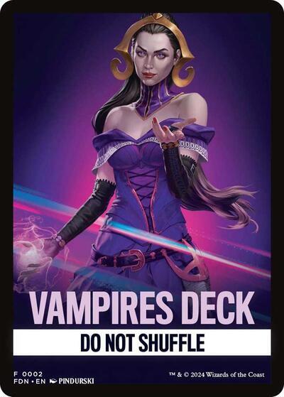 Vampires Deck Theme Card [Foundations Tokens] | Gamers Paradise