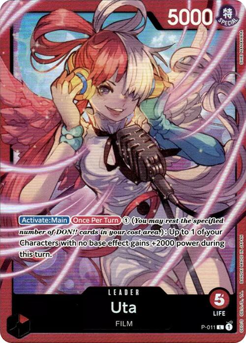 Uta (P-011) (Premium Card Collection -Uta-) [One Piece Promotion Cards] | Gamers Paradise