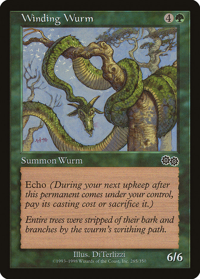 Winding Wurm [Urza's Saga] | Gamers Paradise