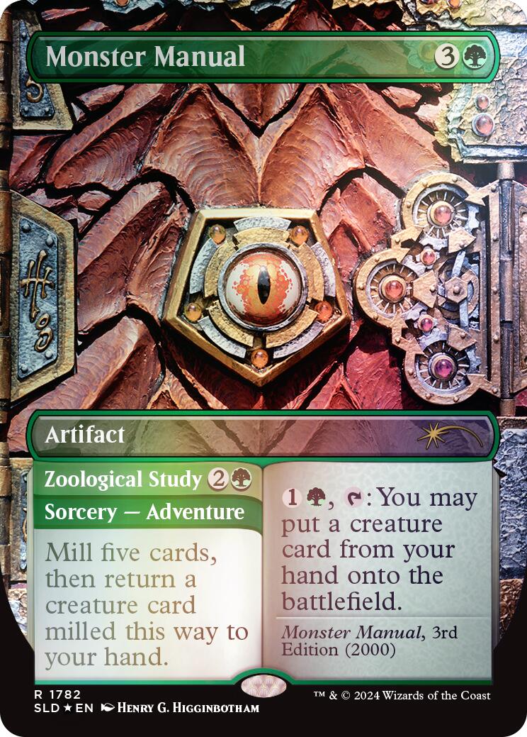 Monster Manual (Rainbow Foil) [Secret Lair Drop Series] | Gamers Paradise