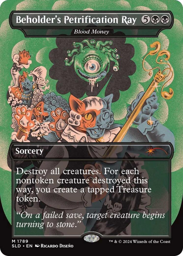 Beholder's Petrification Ray - Blood Money [Secret Lair Drop Series] | Gamers Paradise