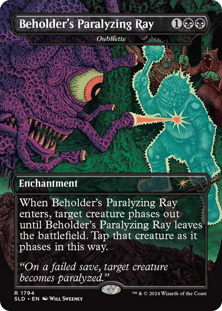 Beholder's Paralyzing Ray - Oubliette [Secret Lair Drop Series] | Gamers Paradise