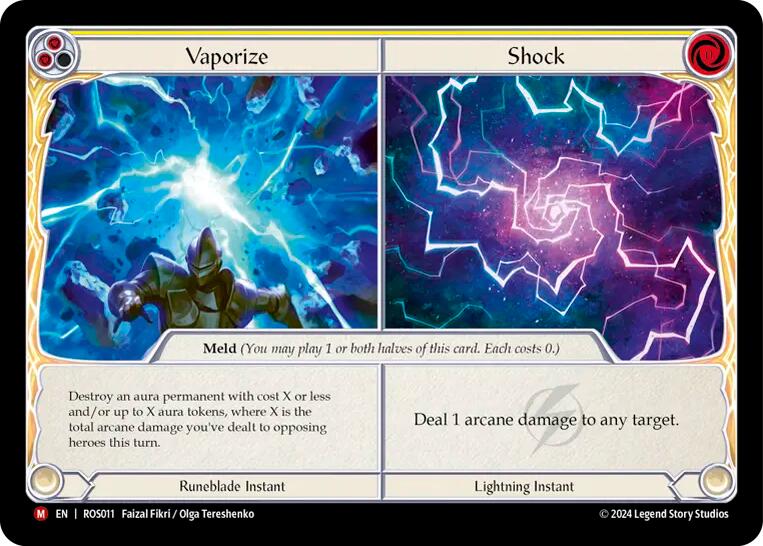 Vaporize // Shock [ROS011] (Rosetta)  Rainbow Foil | Gamers Paradise