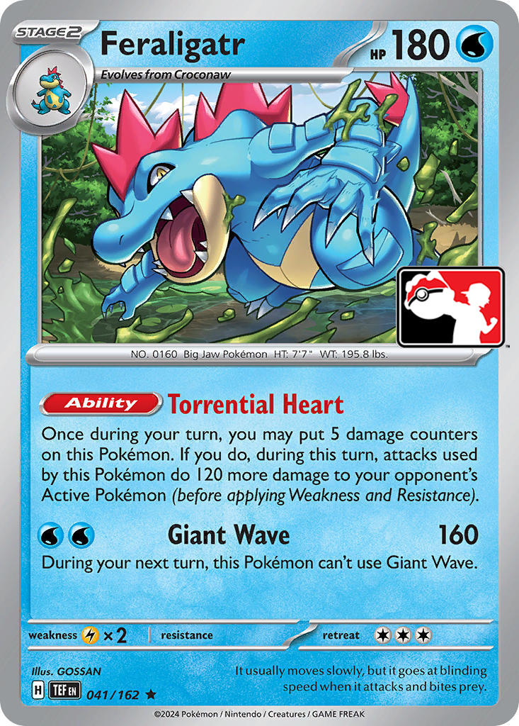 Feraligatr (041/162) [Prize Pack Series Five] | Gamers Paradise