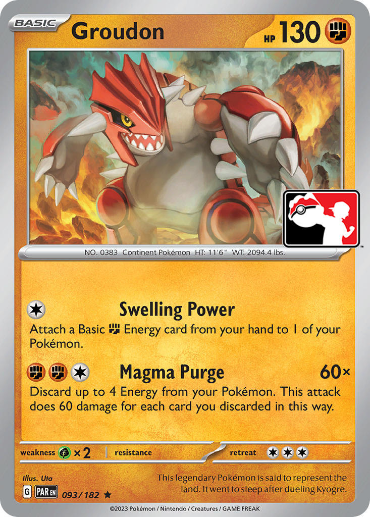 Groudon (093/182) [Prize Pack Series Five] | Gamers Paradise