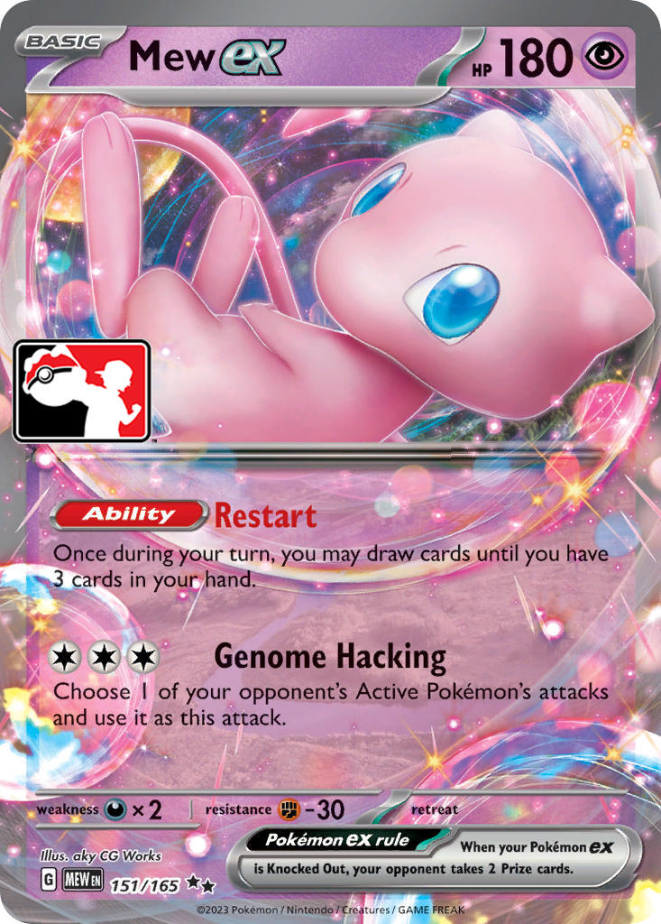 Mew ex (151/165) [Prize Pack Series Five] | Gamers Paradise