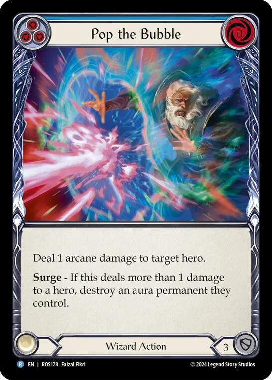 Pop the Bubble (Blue) [ROS178] (Rosetta)  Rainbow Foil | Gamers Paradise