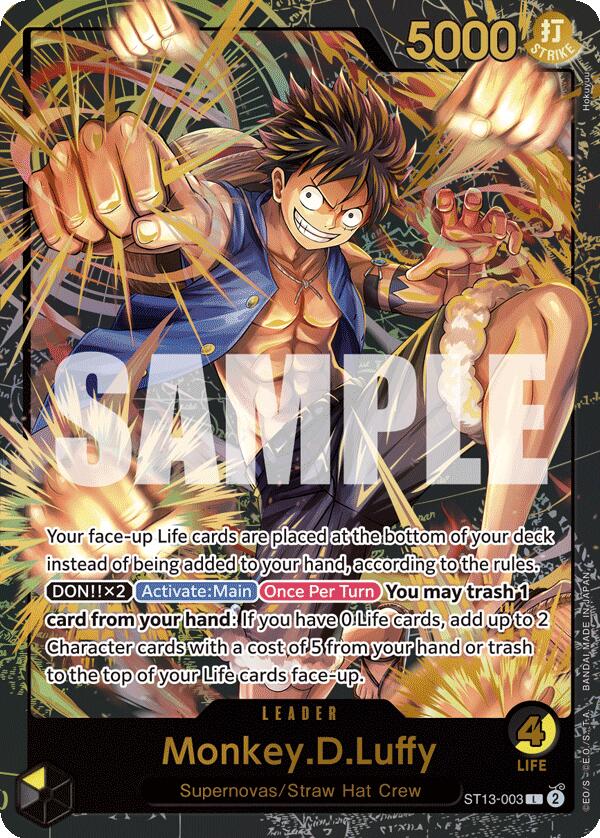 Monkey.D.Luffy (Premium Card Collection -Leader Collection-) [One Piece Promotion Cards] | Gamers Paradise