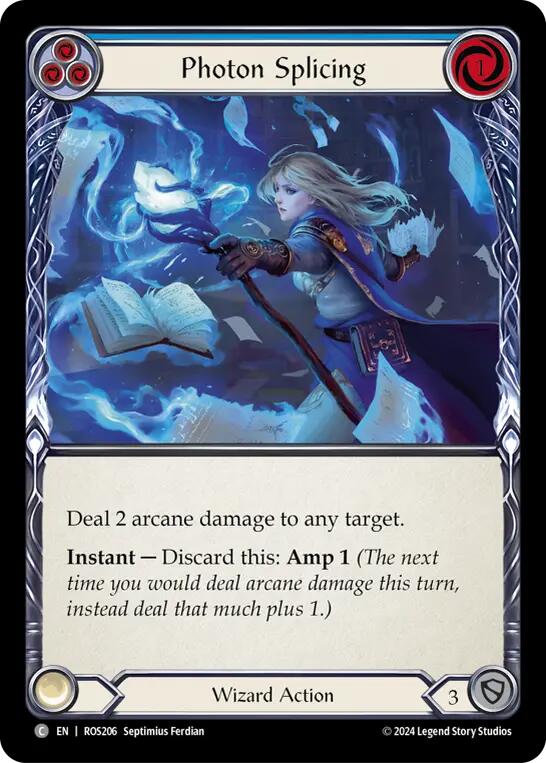 Photon Splicing (Blue) [ROS206] (Rosetta)  Rainbow Foil | Gamers Paradise