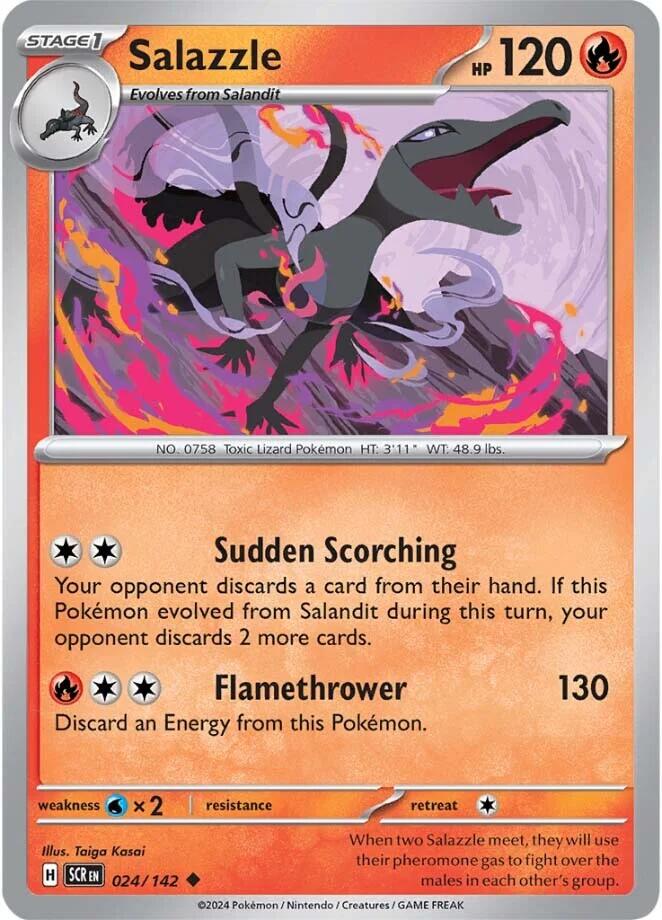 Salazzle (024/142) [Scarlet & Violet: Stellar Crown] | Gamers Paradise