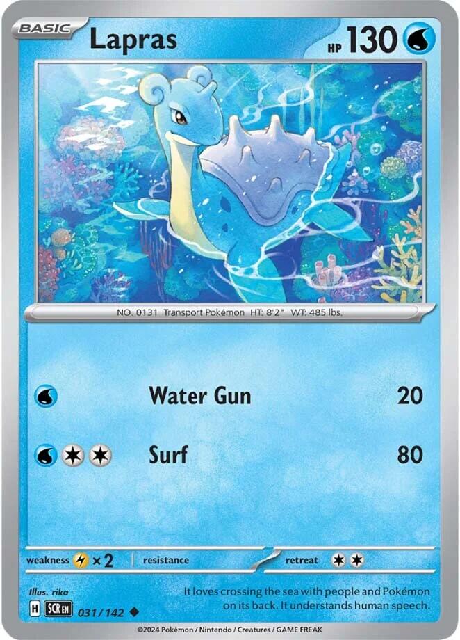 Lapras (031/142) [Scarlet & Violet: Stellar Crown] | Gamers Paradise