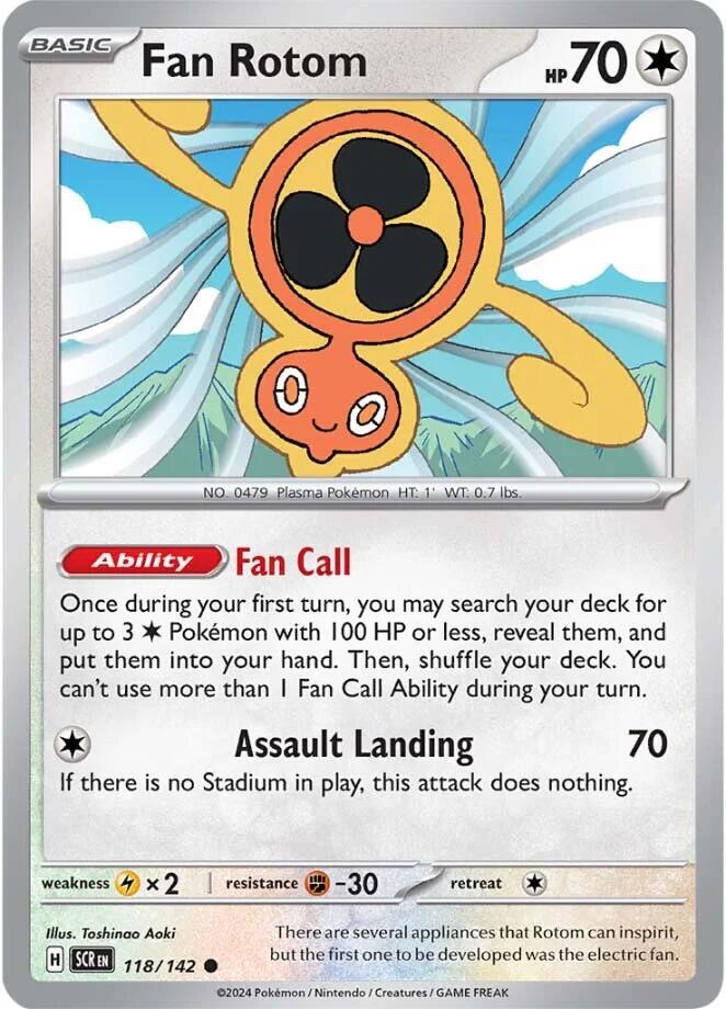 Fan Rotom (118/142) [Scarlet & Violet: Stellar Crown] | Gamers Paradise