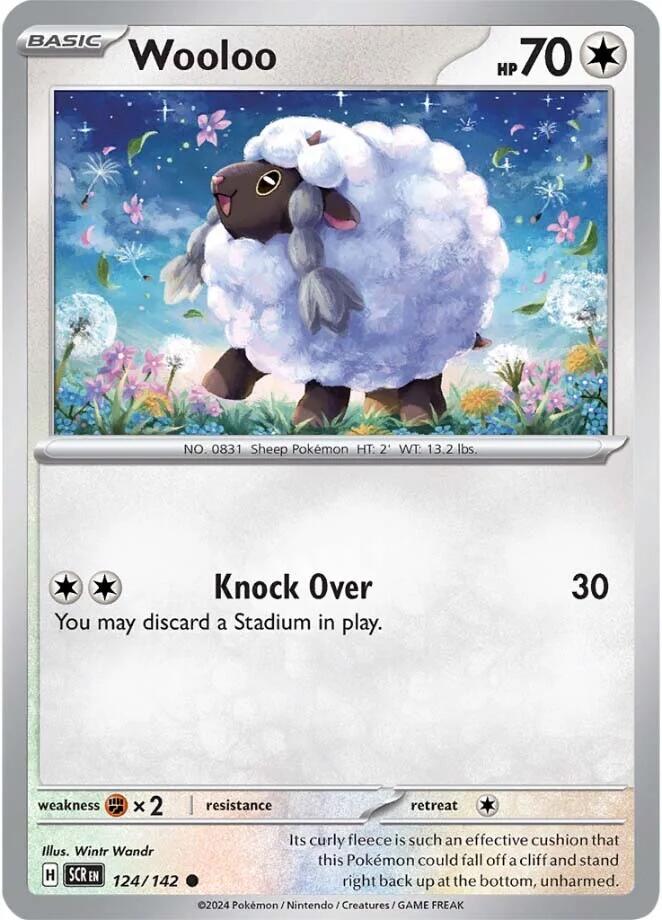 Wooloo (124/142) [Scarlet & Violet: Stellar Crown] | Gamers Paradise