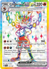 Cinderace ex (157/142) [Scarlet & Violet: Stellar Crown] | Gamers Paradise