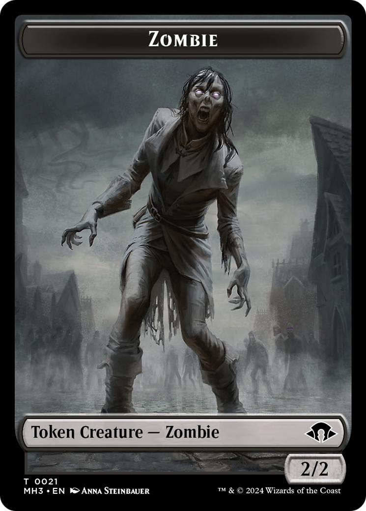Zombie Token [Modern Horizons 3 Tokens] | Gamers Paradise