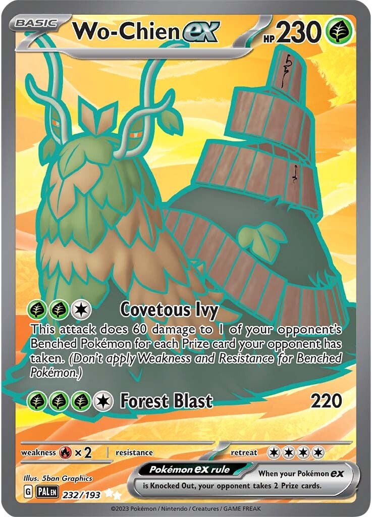 Wo-Chien ex (232/193) [Scarlet & Violet: Paldea Evolved] | Gamers Paradise