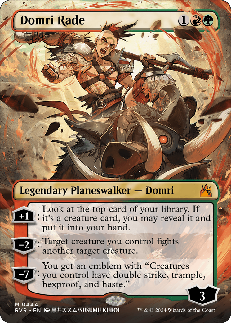 Domri Rade (Anime Borderless) [Ravnica Remastered] | Gamers Paradise