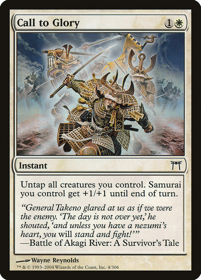 Call to Glory [Champions of Kamigawa] | Gamers Paradise