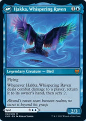 Alrund, God of the Cosmos // Hakka, Whispering Raven [Kaldheim] | Gamers Paradise