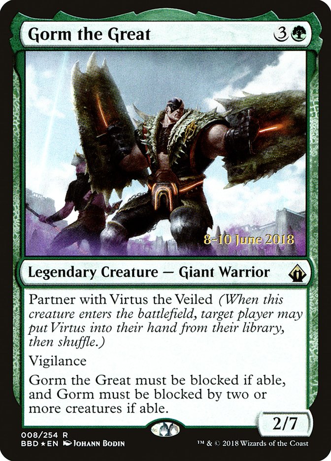 Gorm the Great [Battlebond Prerelease Promos] | Gamers Paradise
