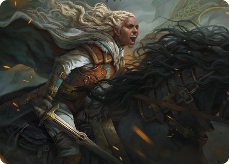 Eowyn, Fearless Knight Art Card [The Lord of the Rings: Tales of Middle-earth Art Series] | Gamers Paradise