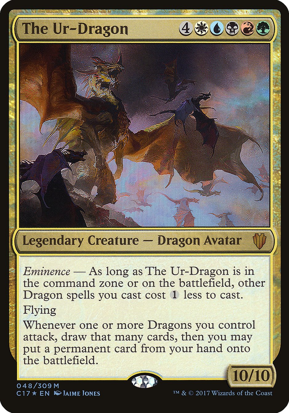 The Ur-Dragon (Oversized) [Commander 2017 Oversized] | Gamers Paradise