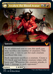 Extus, Oriq Overlord // Awaken the Blood Avatar (Extended Art) [Strixhaven: School of Mages] | Gamers Paradise