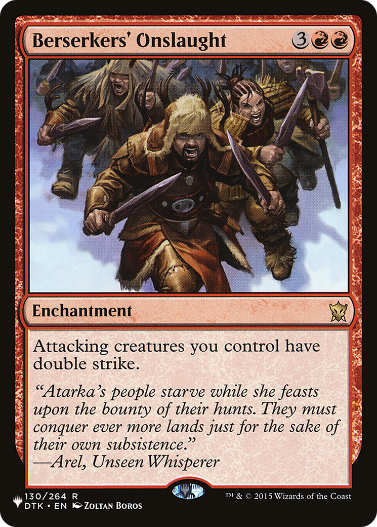 Berserkers' Onslaught [The List Reprints] | Gamers Paradise