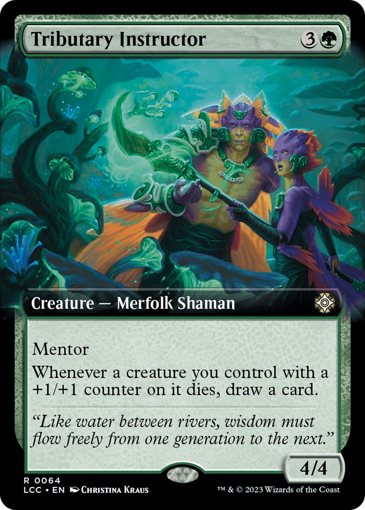 Tributary Instructor (Extended Art) [The Lost Caverns of Ixalan Commander] | Gamers Paradise