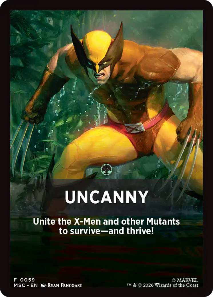 Uncanny Theme Card [Marvel Super Heroes Commander] | Gamers Paradise