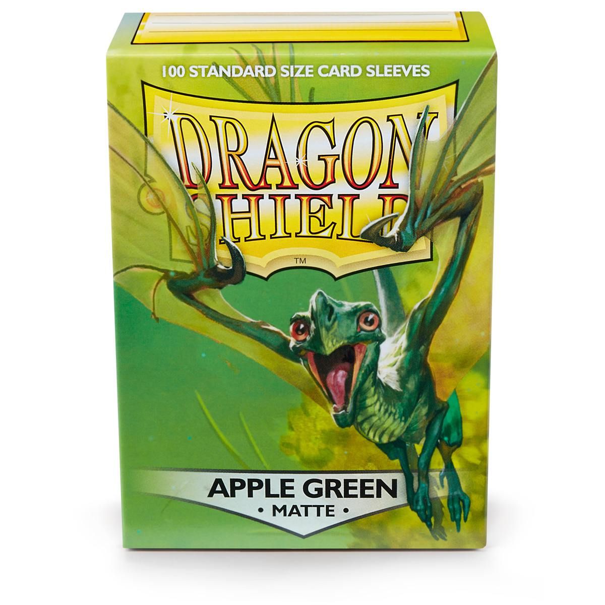 Dragon Shield: Standard 100ct Sleeves - Apple Green (Matte) | Gamers Paradise