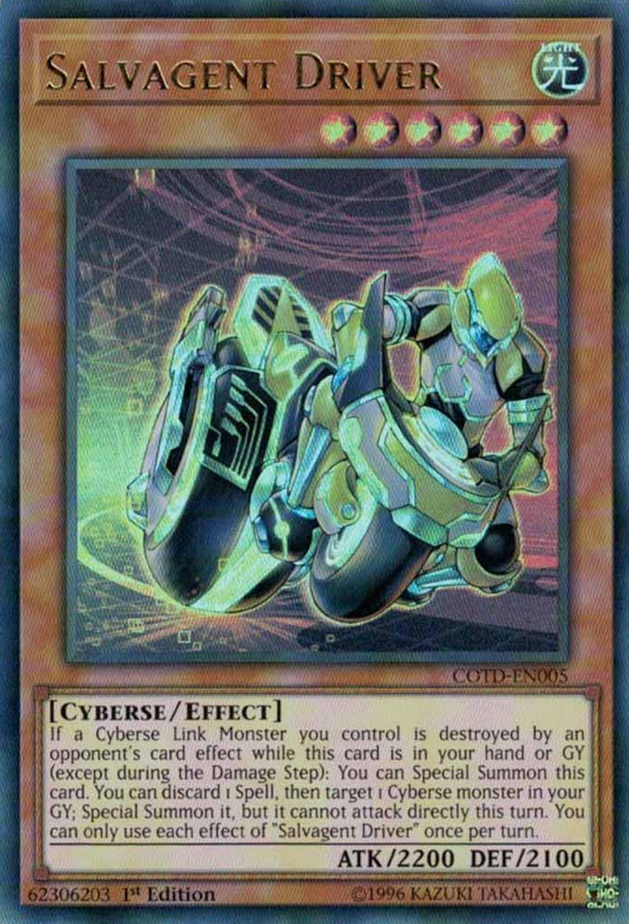 Salvagent Driver [COTD-EN005] Ultra Rare | Gamers Paradise