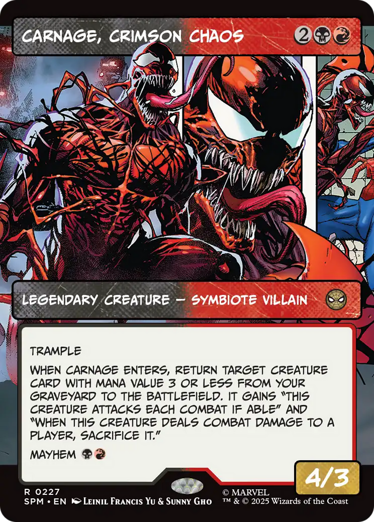 Carnage, Crimson Chaos (Borderless) [Marvel's Spider-Man] | Gamers Paradise