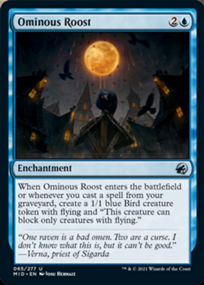 Ominous Roost [Innistrad: Midnight Hunt] | Gamers Paradise