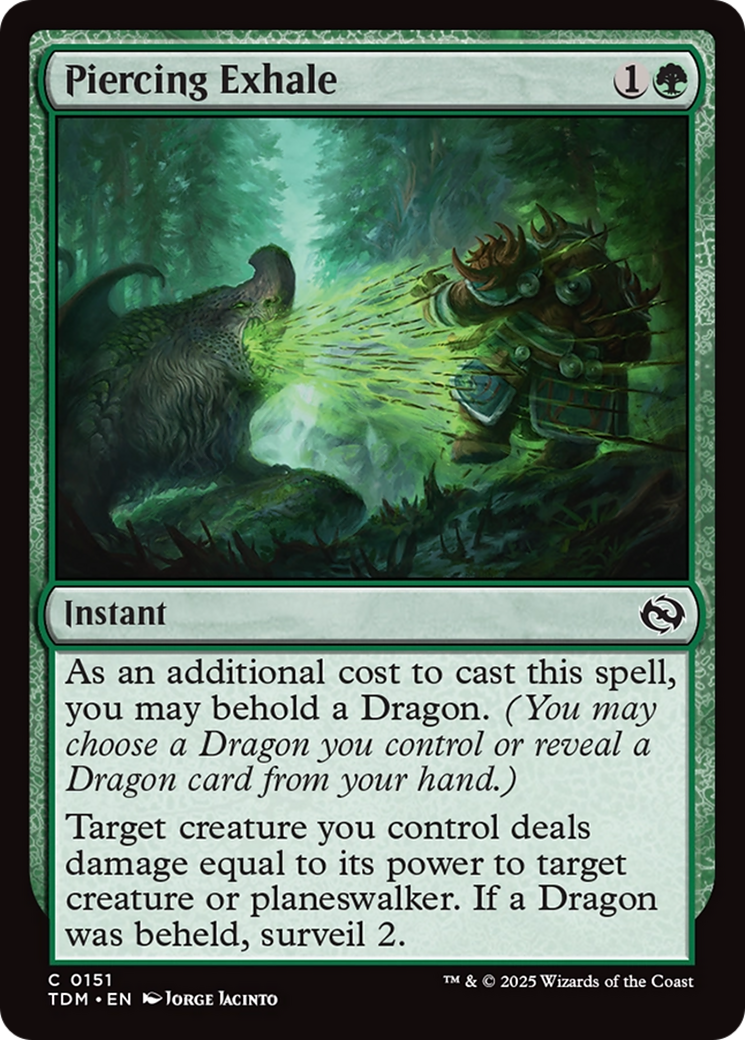 Piercing Exhale [Tarkir: Dragonstorm] | Gamers Paradise