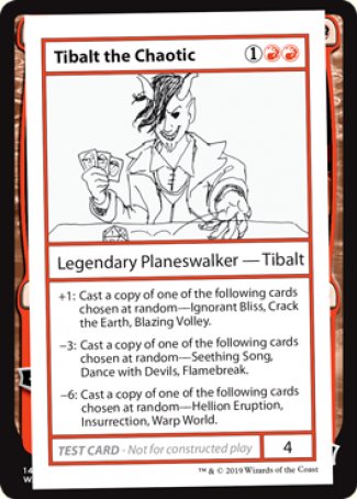 Tibalt the Chaotic (2021 Edition) [Mystery Booster Playtest Cards] | Gamers Paradise