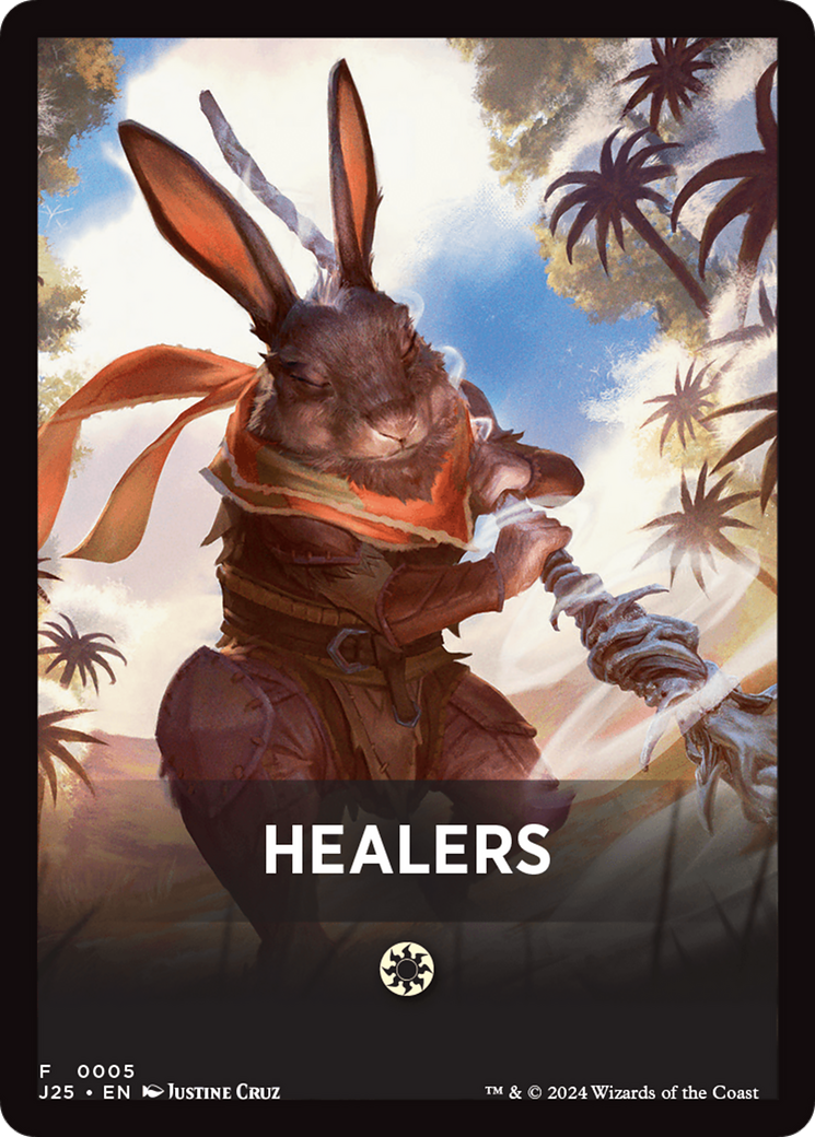 Healers Theme Card [Foundations Jumpstart Front Cards] | Gamers Paradise