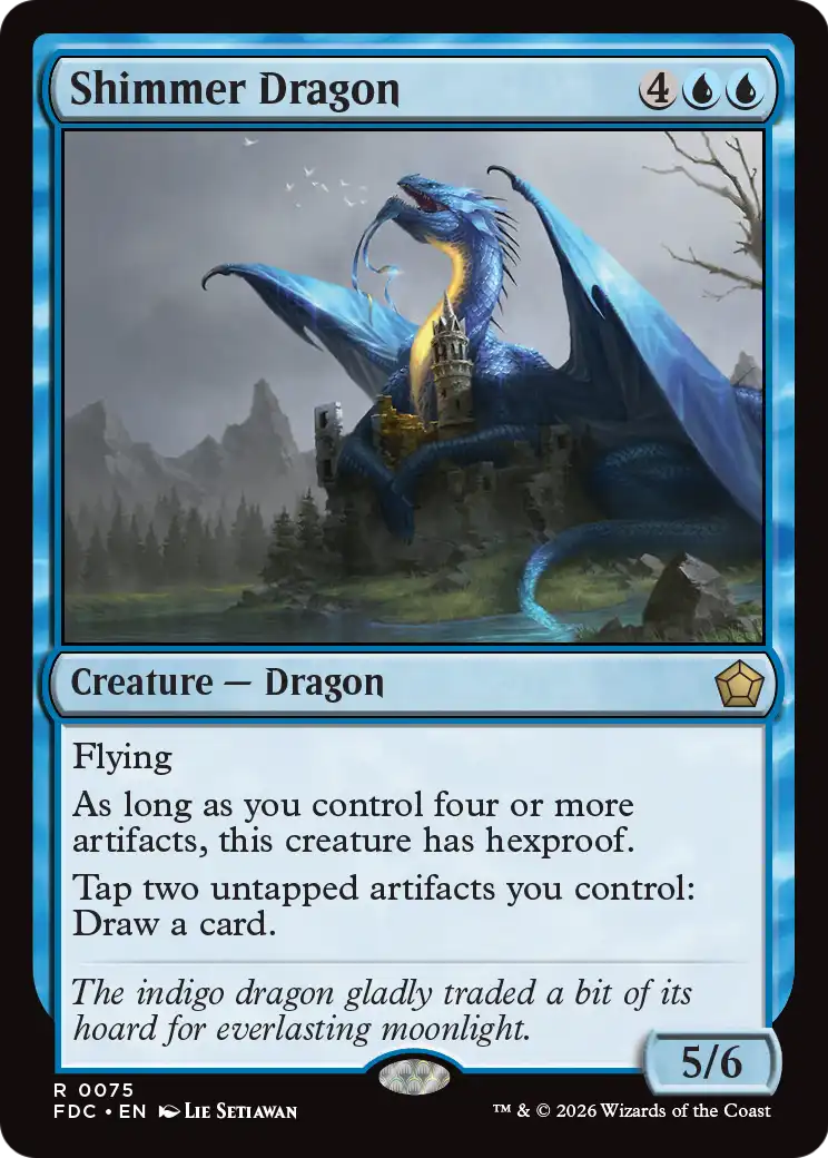 Shimmer Dragon [Foundations Commander] | Gamers Paradise