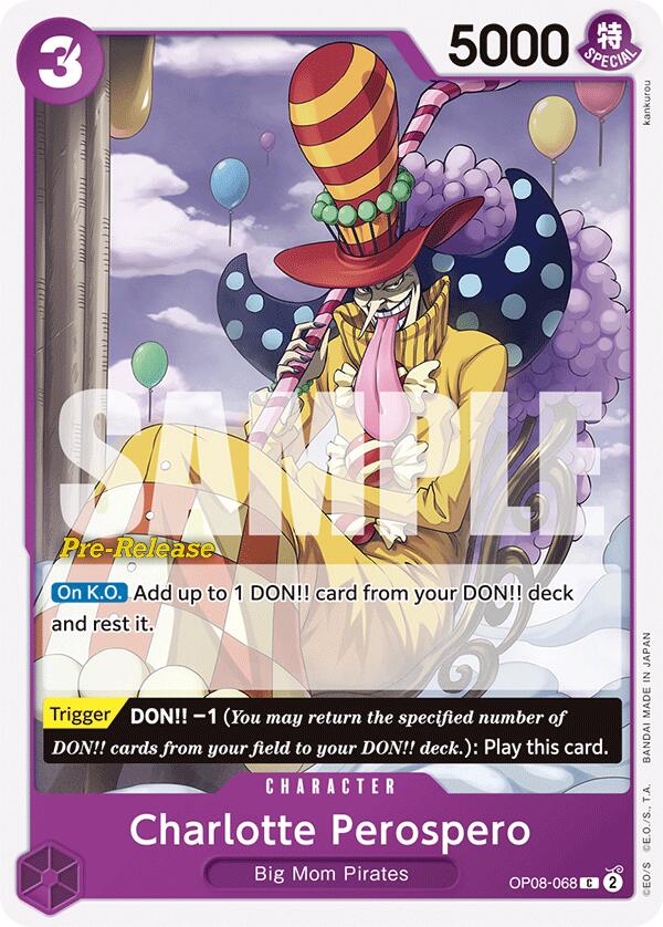 Charlotte Perospero [Two Legends Pre-Release Cards] | Gamers Paradise