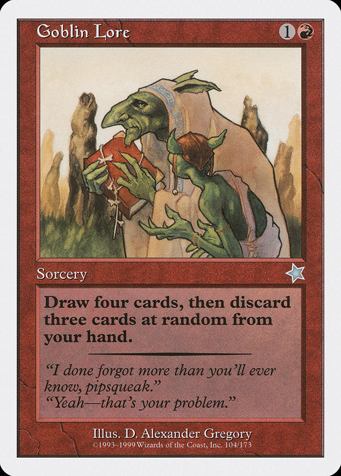 Goblin Lore [Starter 1999] | Gamers Paradise