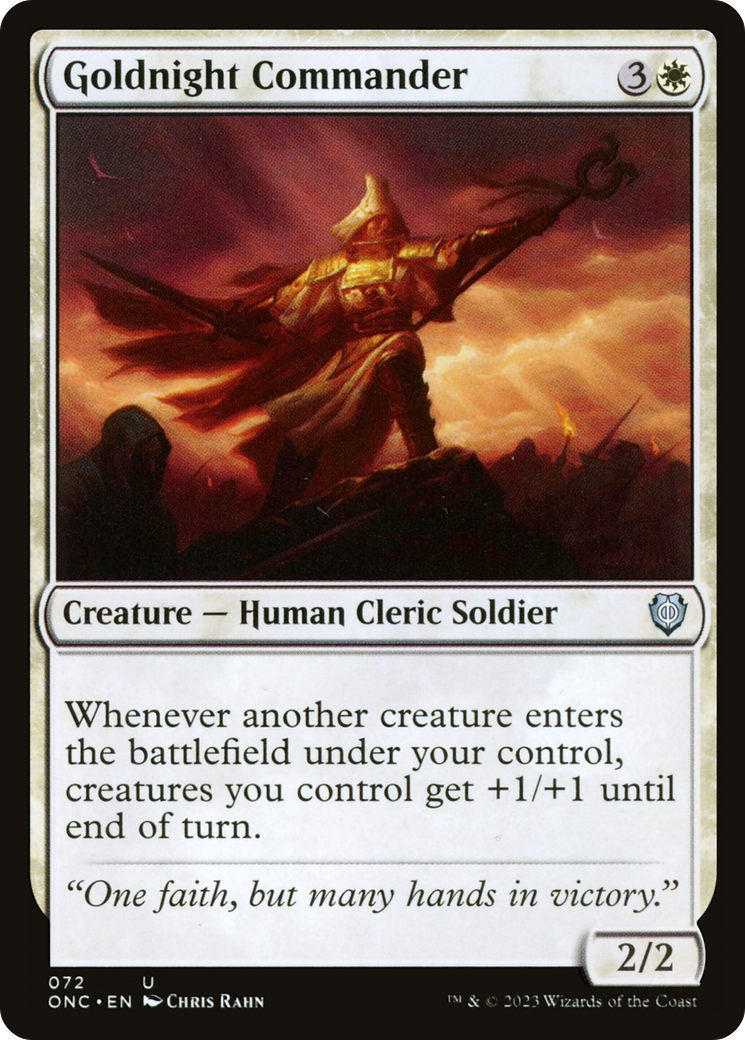 Goldnight Commander [Phyrexia: All Will Be One Commander] | Gamers Paradise