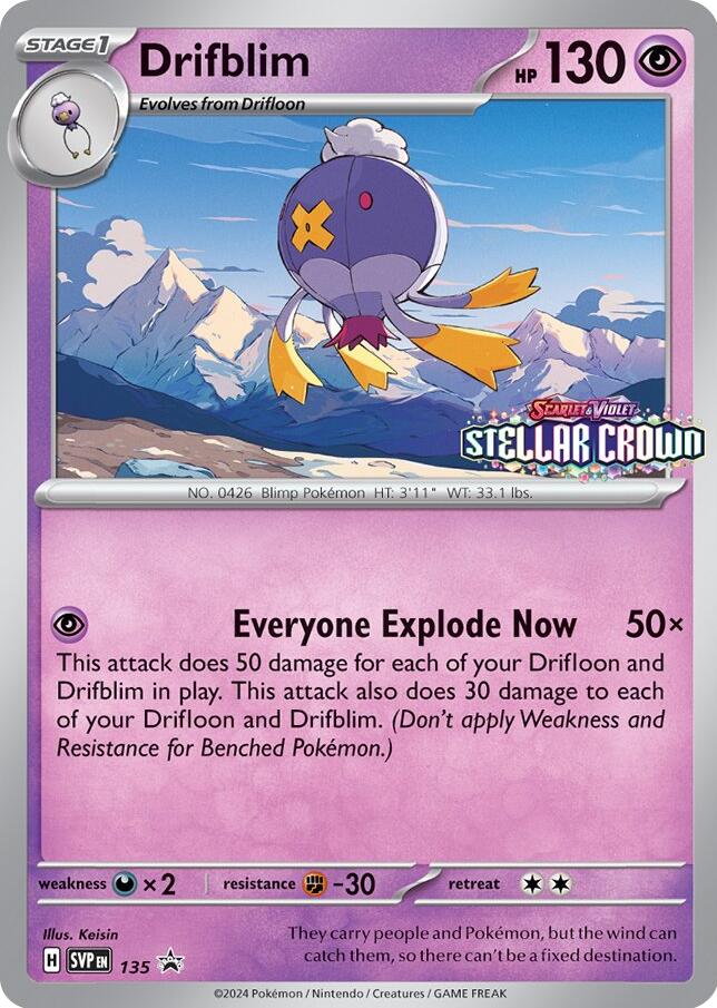 Drifblim (SVP135) [Scarlet & Violet: Black Star Promos] | Gamers Paradise